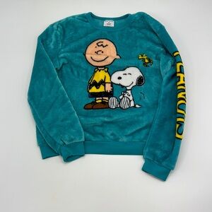 Snoopy fleece Sweatshirt, used 2 times only